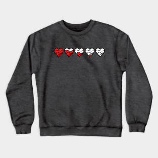 five hearts Crewneck Sweatshirt